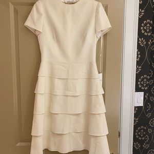 Valentino Ivory Tiered Dress NEVER WORN